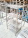 3 scaffalature in acciaio inox usate