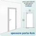 porta semi-isolante certificate 90X210cm