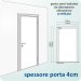 porta semi-isolante certificate 120X220cm