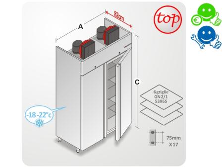 armadio freezer inox due ante_product