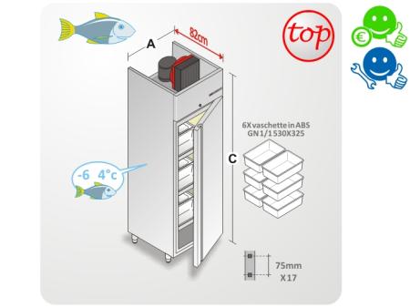 armadio frigo inox per pesce_product_product